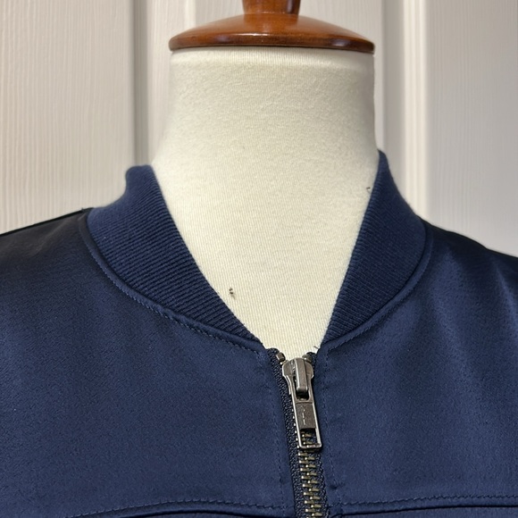 hinge Satin Bomber Jacket - Picture 2 of 10